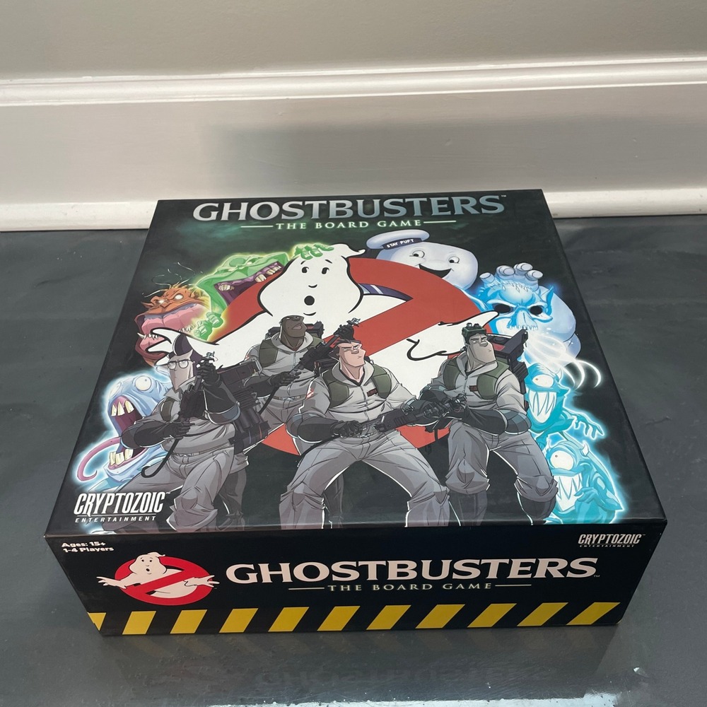 Ghostbusters The Board Game Cryptozoic Strategy Game Miniatures No Plastic Tray